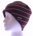 NITRO PINSTRIPE BEANIE IN BROWN