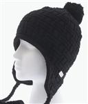 L1 IGNITE EARFLAP BEANIE IN BLACK