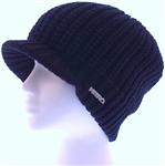 NITRO WOMEN'S LOGO BRIM BEANIE IN BLACK