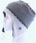 LITA WOMEN'S MAMA KIN BEANIE IN WHITE AND GREY