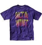 ALTAMONT SCARED SHORT SLEEVE T-SHIRT IN PURPLE