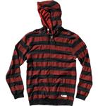 ALTAMONT HERRINGBONE NOVELTY KNIT SHIRT IN RED