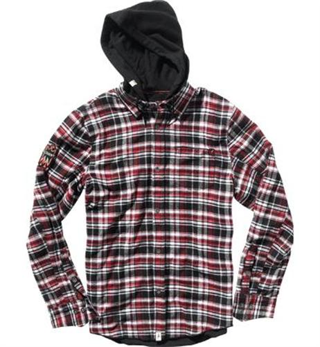 ALTAMONT CARDINAL LONG SLEEVE BUTTON DOWN SHIRT IN RED