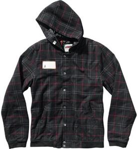 ALTAMONT BRYAN HERMAN LONG SLEEVE SIGNATURE BUTTON DOWN SHIRT IN BLACK