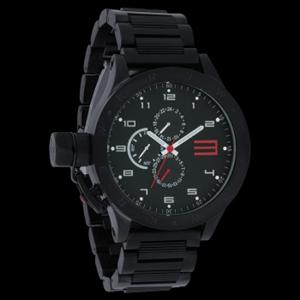 KR3W KRUCIBLE WATCH IN BLACK