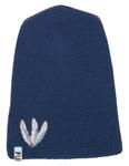 FUNHAT THE FEATHERS BEANIE IN THUNDER BLUE