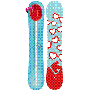 BURTON W LIPSTICK 149CM SNOWBOARD