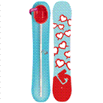 BURTON W LIPSTICK 149CM SNOWBOARD