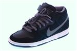 NIKE SB DUNK MID PRO SHOE IN BLACK AND LIGHT GRAPHITE