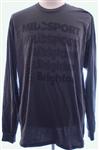 MILOSPORT BRIGHTON LONG SLEEVE T-SHIRT IN GREY