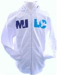 MILOSPORT KIDS MULTI COLOR LOGO HOODED SWEATSHIRT IN WHITE