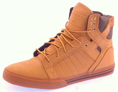 SUPRA CHAD MUSKA SKYTOP LIMITED EDITION TAN SUEDE PREMIUM SHOE