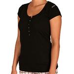 VOLCOM WOMEN'S GOODTIMES SHORT SLEEVE SHIRT IN BLACK