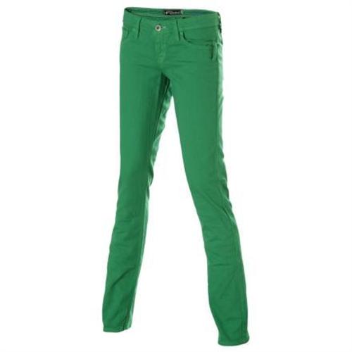 VOLCOM WOMEN'S UNDERGROUND SKINNY JEAN IN GREEN