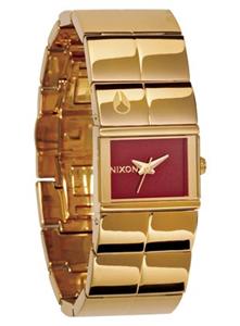 NIXON WOMEN'S COUGAR WATCH IN ALL GOLD AND BROWN