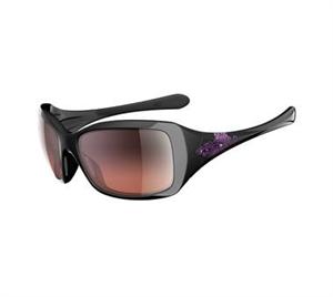 OAKLEY GRETCHEN BLEILER RAVISHING SUNGLASSES WITH POLISHED BLACK FRAMES AND A VR50 LENS