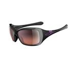 OAKLEY GRETCHEN BLEILER RAVISHING SUNGLASSES WITH POLISHED BLACK FRAMES AND A VR50 LENS