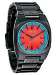 NIXON TACH ALL BLACK AND RED WATCH