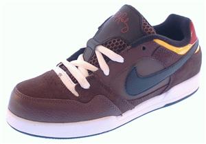 NIKE 6.0 PAUL RODRIGUEZ 2 JR SHOE IN DARK CINDER, BLACK AND MAIZE