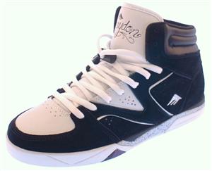 EMERICA BRAYDON HIGH SHOE IN BLACK AND PURPLE