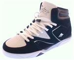 EMERICA BRAYDON HIGH SHOE IN BLACK AND PURPLE