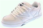 EMERICA BRAYDON SHOE IN WHITE AND SILVER