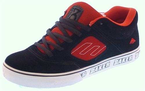 EMERICA REYNOLDS 3 BAKER COLLABORATION SHOE BLACK, WHITE AND RED