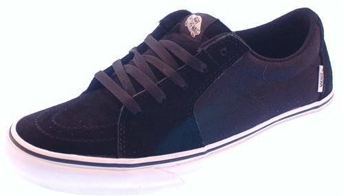 VANS AV SK8-LOW SHOES IN BLACK, WHITE, AND WHITE