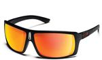 SMITH ANNEX SUNGLASSES WITH MATTE BLACK FRAMES AND A RED MIRROR LENS