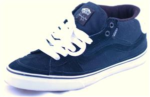VANS J-LAY MID SHOES IN BLACK AND WHITE