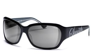 SMITH CAMEO SUNGLASSES WITH BLACK FRAMES AND A POLARIZED GRAY LENS