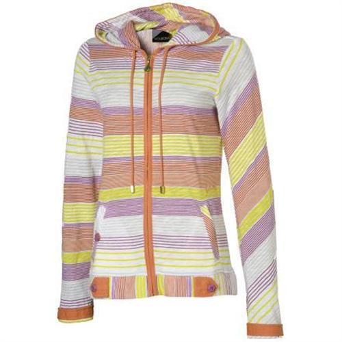 VOLCOM WOMEN'S AVALON LONG SLEEVE ZIP IN CORAL