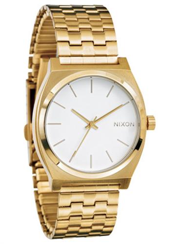 NIXON TIME TELLER WATCH IN ALL GOLD AND WHITE