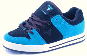 FALLEN RIVAL SL KIDS SHOE IN CYAN AND BLACK