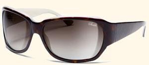 SMITH CAMEO SUNGLASSES WITH TORT PEARL FRAMES AND A SHADED AQUA LENS
