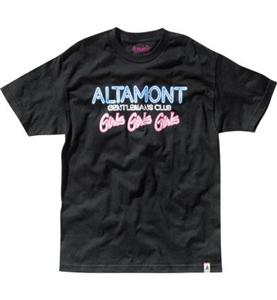 ALTAMONT GENTLEMEN'S T-SHIRT IN BLACK