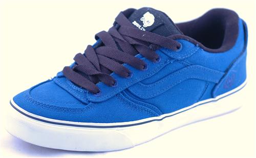 VANS ROWLEY SHAMBLES SHOES IN CANVAS AND BLUE