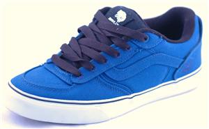 VANS ROWLEY SHAMBLES SHOES IN CANVAS AND BLUE