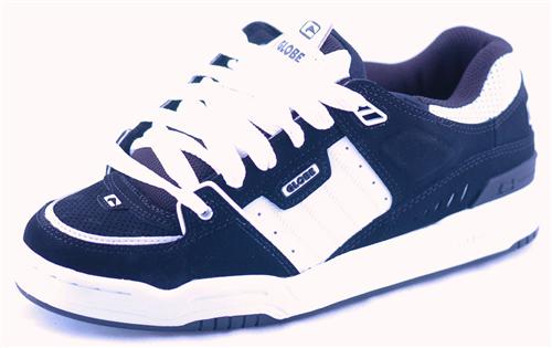 GLOBE FUSION SHOE IN WHITE AND BLACK