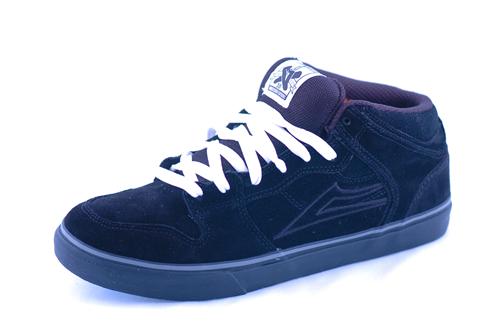 LAKAI CARROLL SELECT SHOE IN BLACK SUEDE