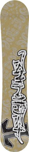 TECH 9 SPLIT T SNOWBOARD IN GOLD