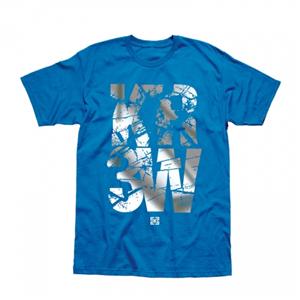 KR3W SHATTER T-SHIRT IN ROYAL