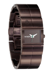 NIXON WOMEN'S COUGAR WATCH IN ALL BROWN