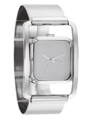 NIXON WOMEN'S DYNASTY WATCH IN SILVER