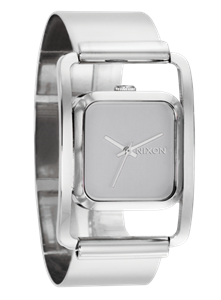 NIXON WOMEN'S DYNASTY WATCH IN SILVER