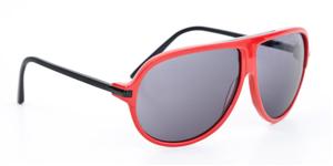 ASHBURY COSA NOSTRA SUNGLASSES IN DARK RED