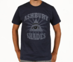ASHBURY DARKSIDE OF THE MUSHROOM T-SHIRT IN NAVY