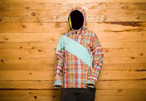 BOND WOMENS SOCIAL 10K SHELL JACKET IN MOD PLAID