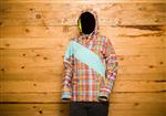 BOND WOMENS SOCIAL 10K SHELL JACKET IN MOD PLAID