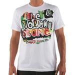 VOLCOM PAINT SLIM T-SHIRT IN WHITE